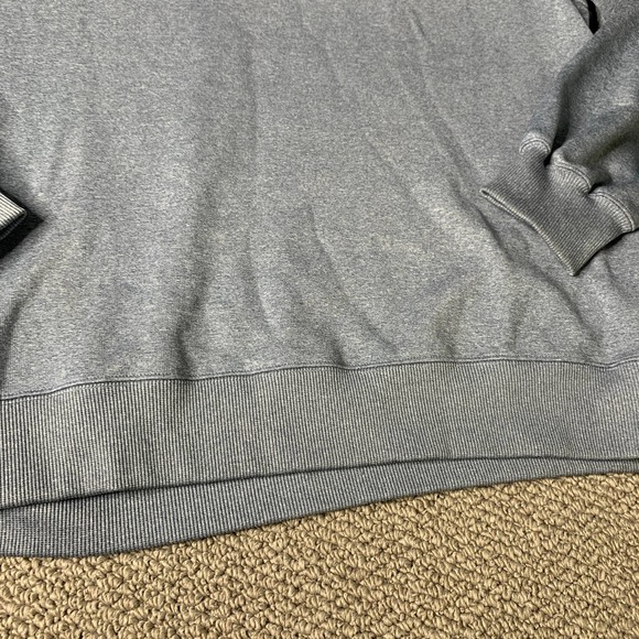 Under Armour Womens Oxford Sweater Size Medium Gray Fleece Pullover Embroidered - Picture 5 of 13